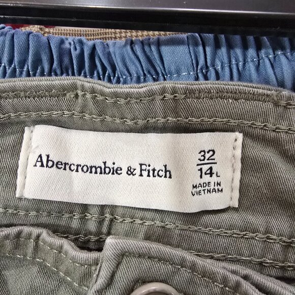 Abercrombie & Fitch Pants Cargo Women's 32 (14L) Olive Green Gorpco Military - Picture 4 of 4